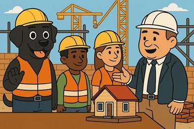 Young person learning at their first job