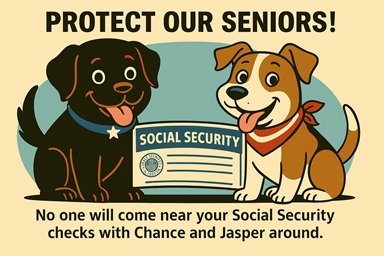 Chance and Jasper Protect Social Security